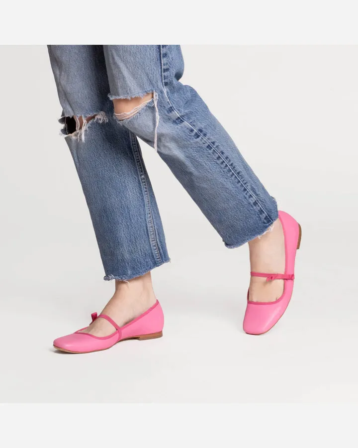 Jude Mary Jane Leather Flat