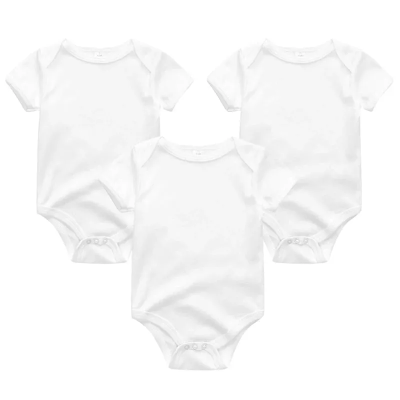 Jumpsuits 3-Piece Newborn Set One Color Bodysuit - 100% Cotton