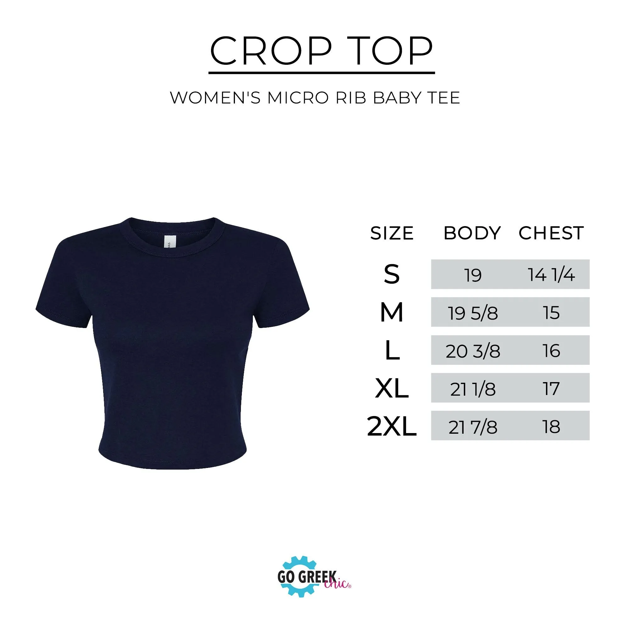 Kappa Delta Coquette Bow Ribbed Crop Top