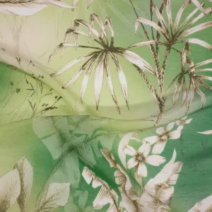 Kim Green Floral Cotton Voile