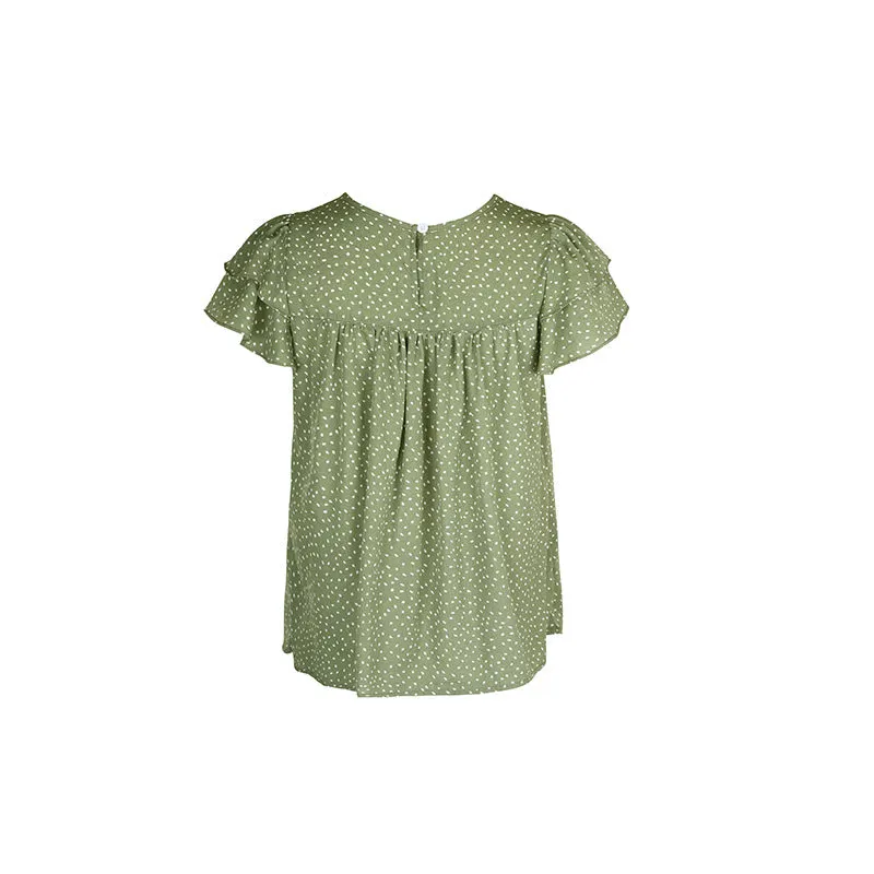 'Kim' Polka-Dot Blouse #179906