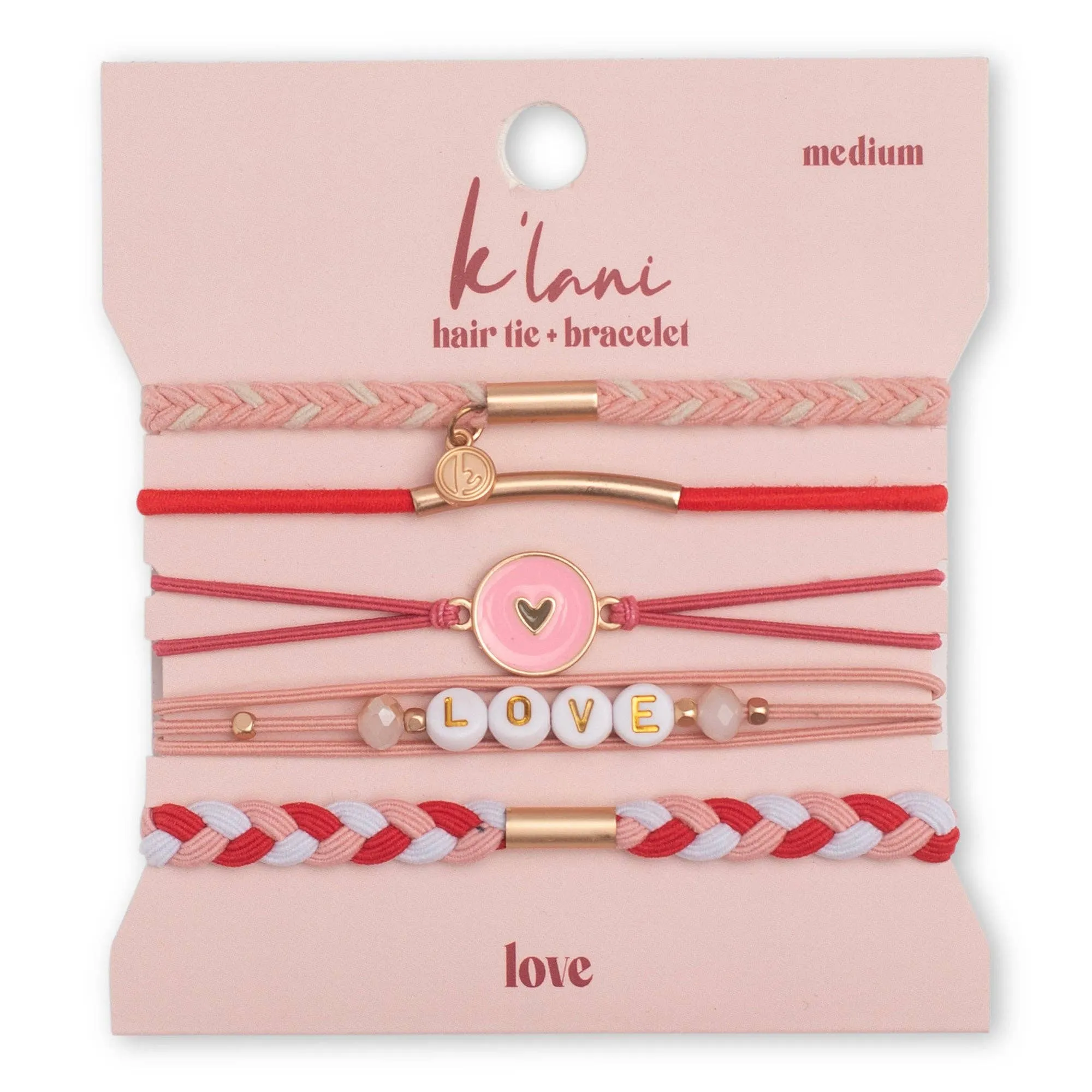 K'Lani | Hair Tie Bracelets - Love