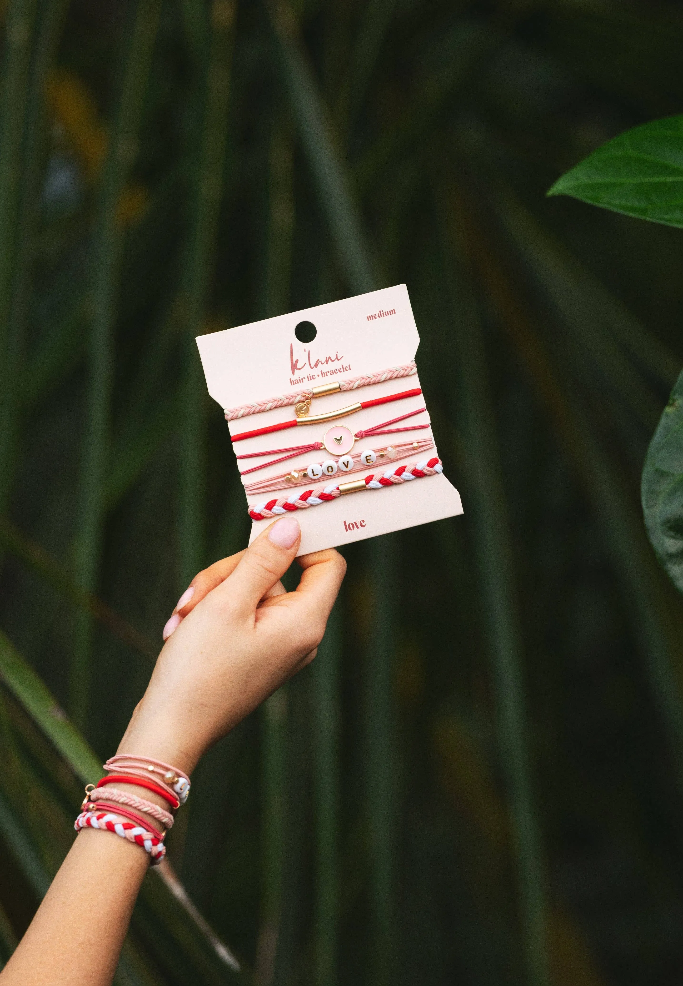 K'Lani | Hair Tie Bracelets - Love