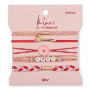 K'Lani | Hair Tie Bracelets - Love
