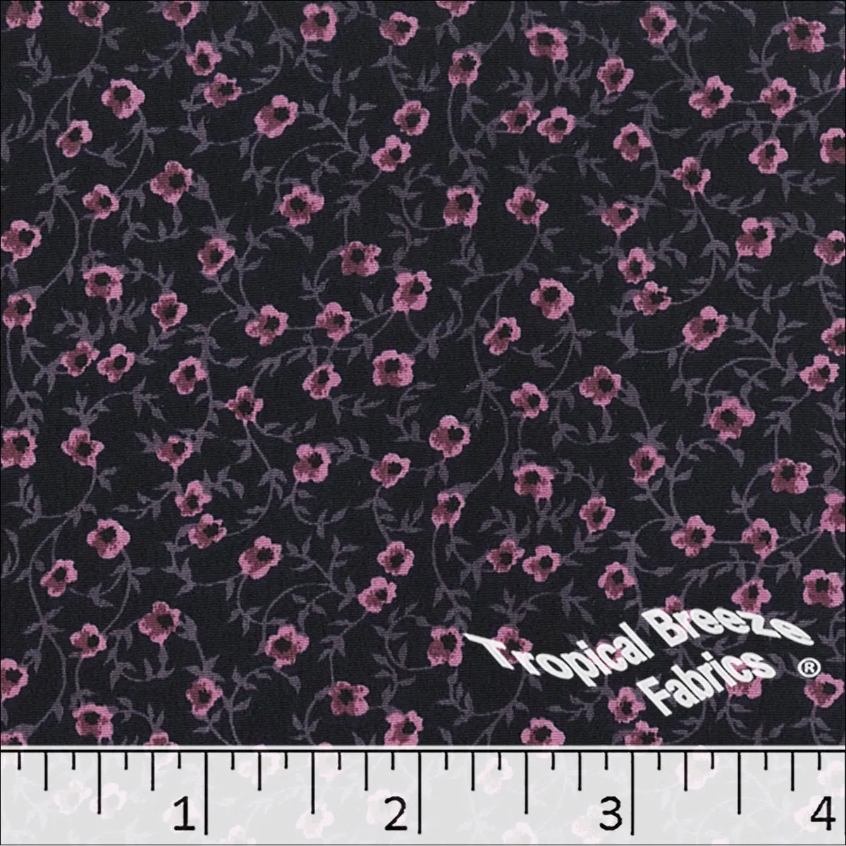 Koshibo Tiny Floral Print Polyester Fabric 048420