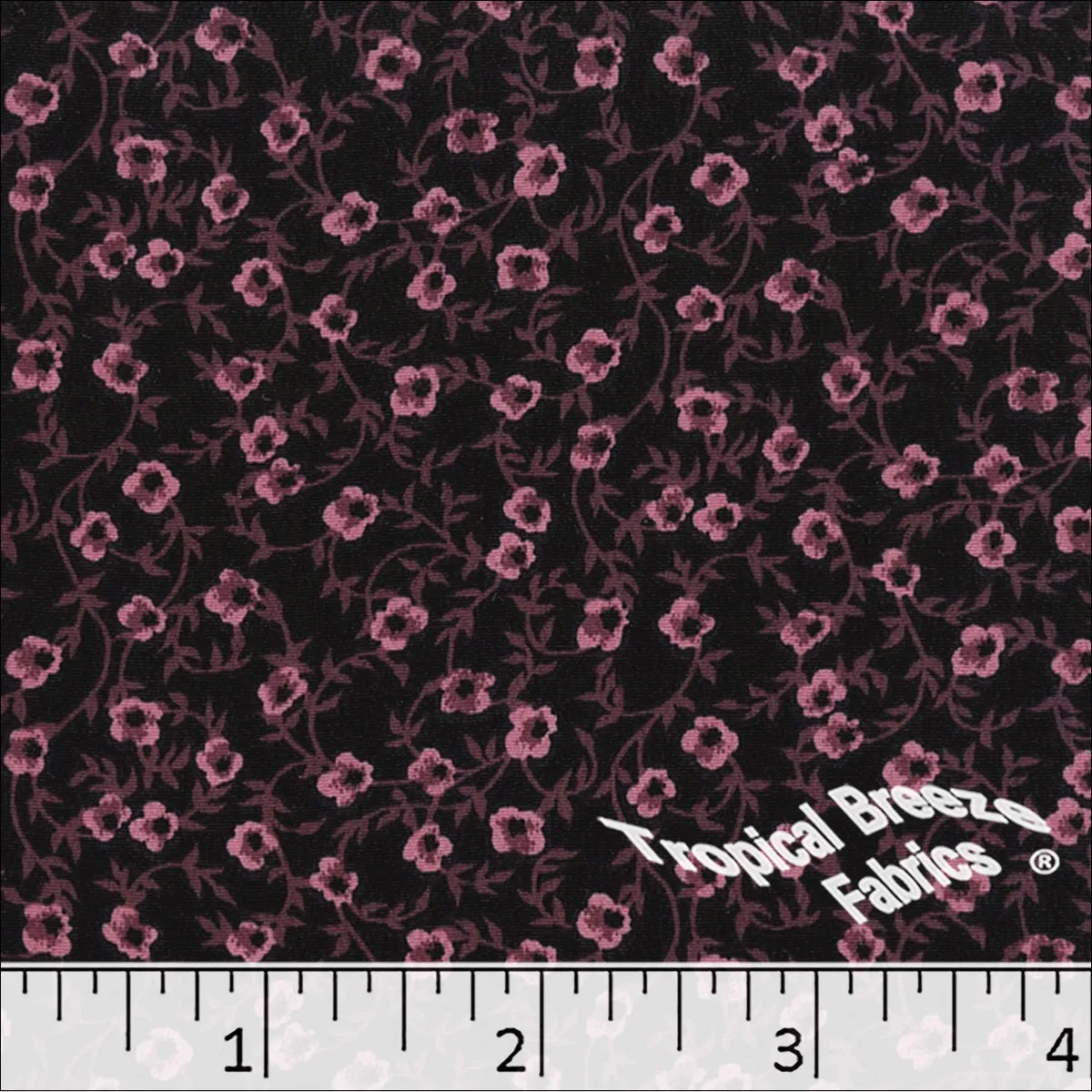 Koshibo Tiny Floral Print Polyester Fabric 048420