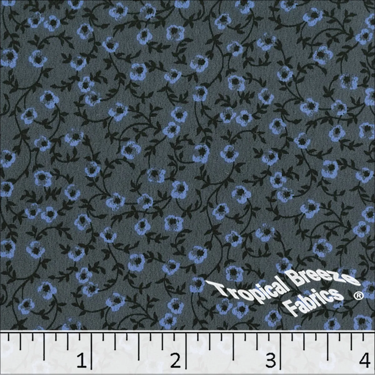 Koshibo Tiny Floral Print Polyester Fabric 048420