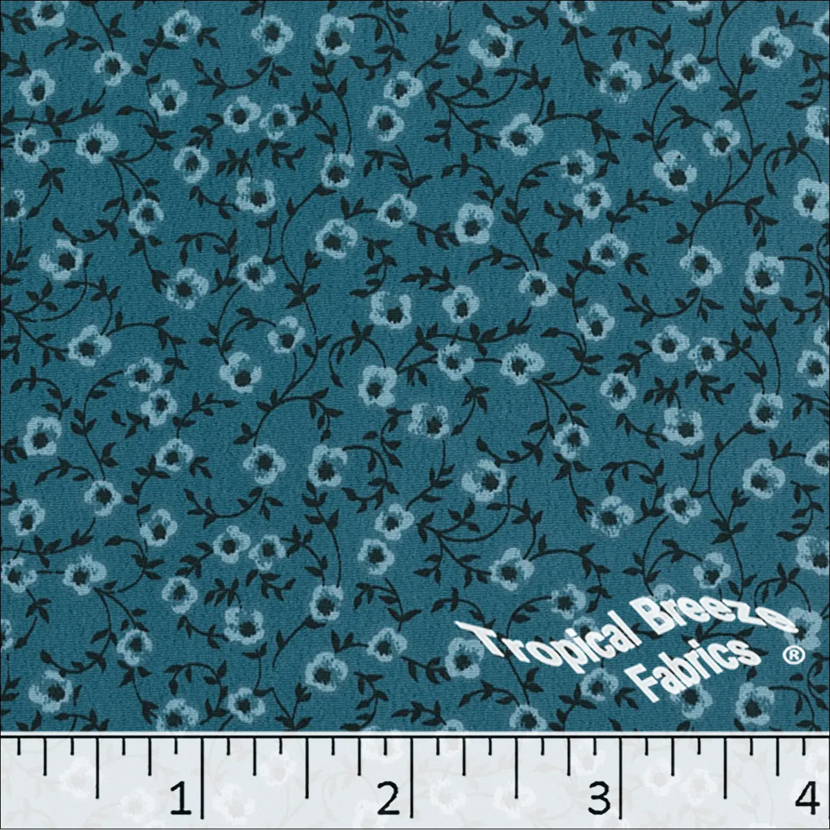 Koshibo Tiny Floral Print Polyester Fabric 048420