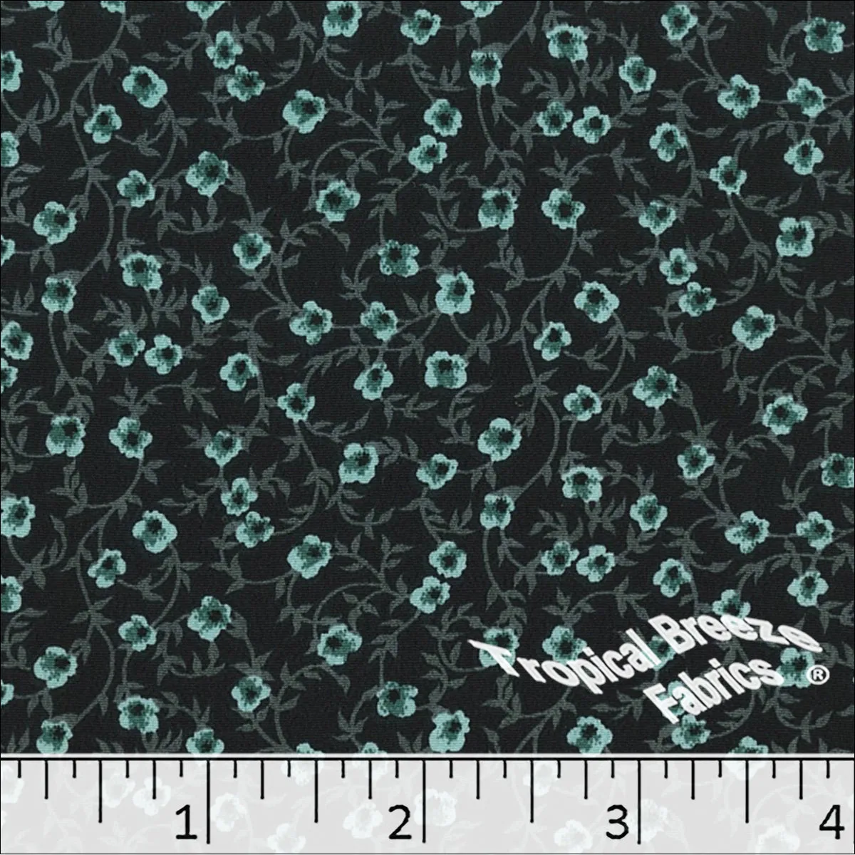 Koshibo Tiny Floral Print Polyester Fabric 048420