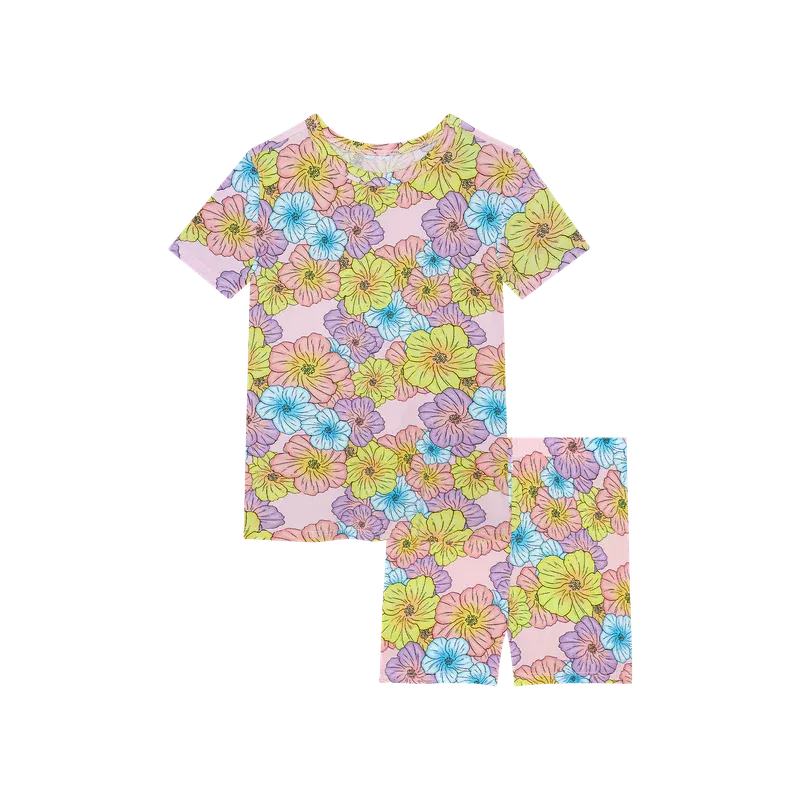 Kourtney Short Sleeve Shorts Pajama