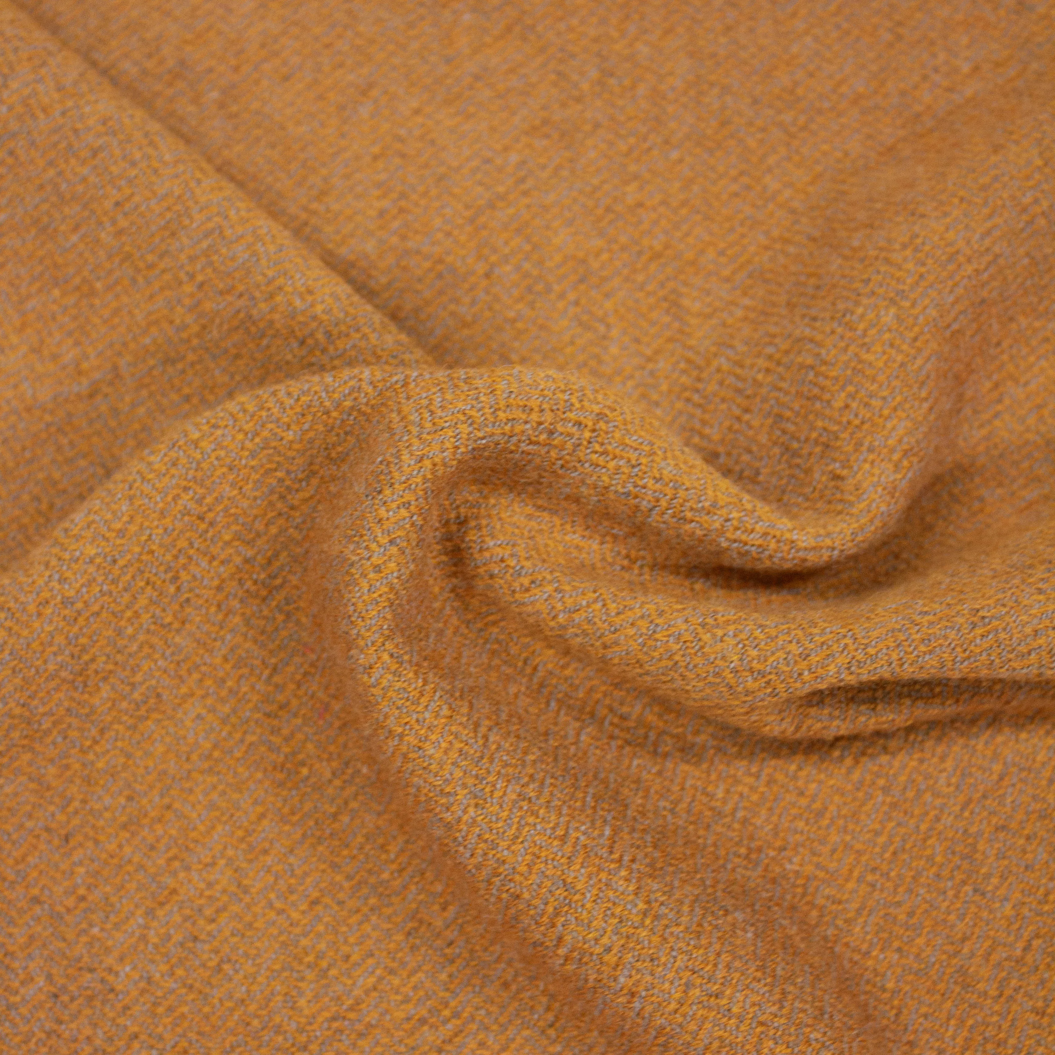 Kuns Ochre Wool Chevron SHOWROOM SAMPLE 34CM X 60CM