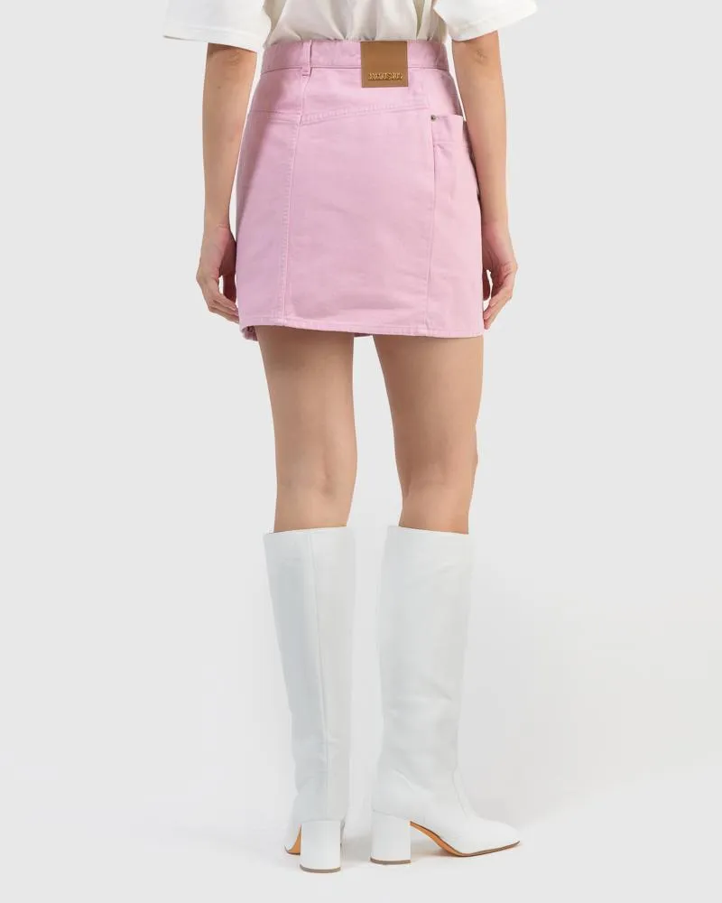 La Jupe De Nimes in Pink