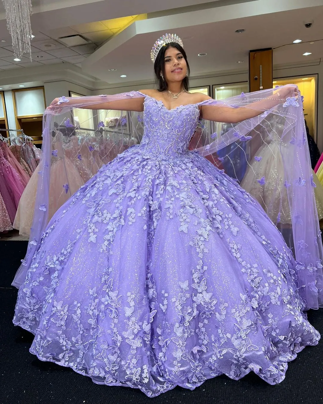 Lace Ball Gown,Long Prom Dress,Evening Dress,Prom Dresses