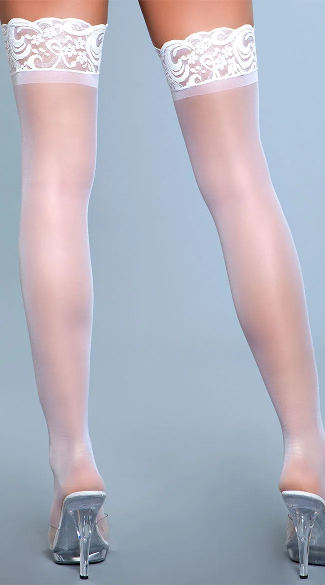 Lace Over It Thigh Highs