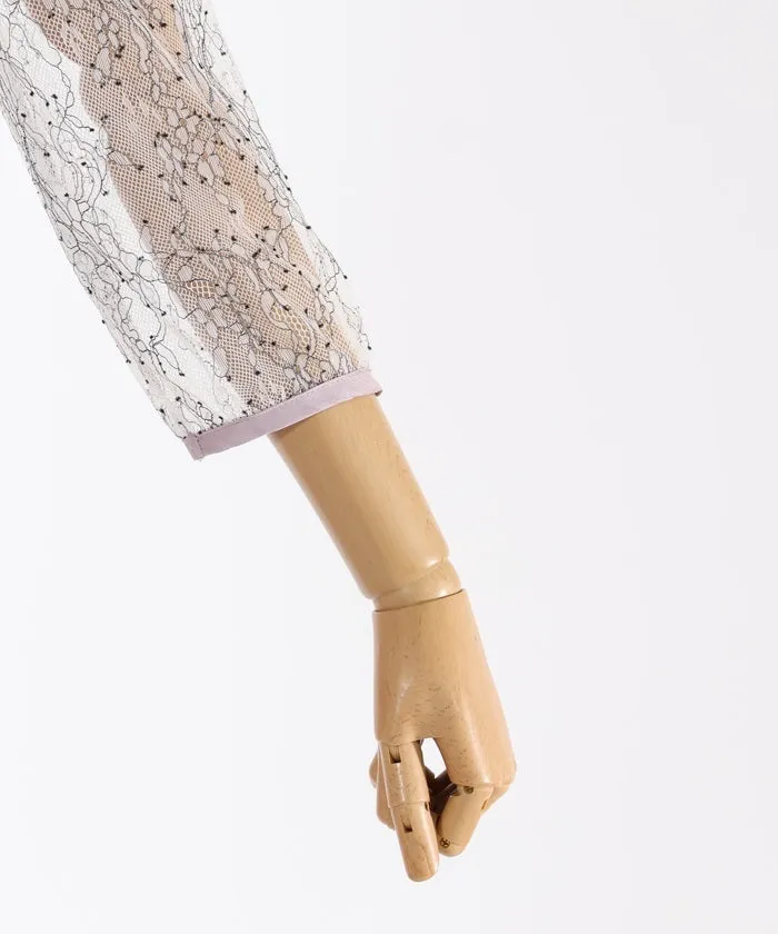 Lace Panel Rompers