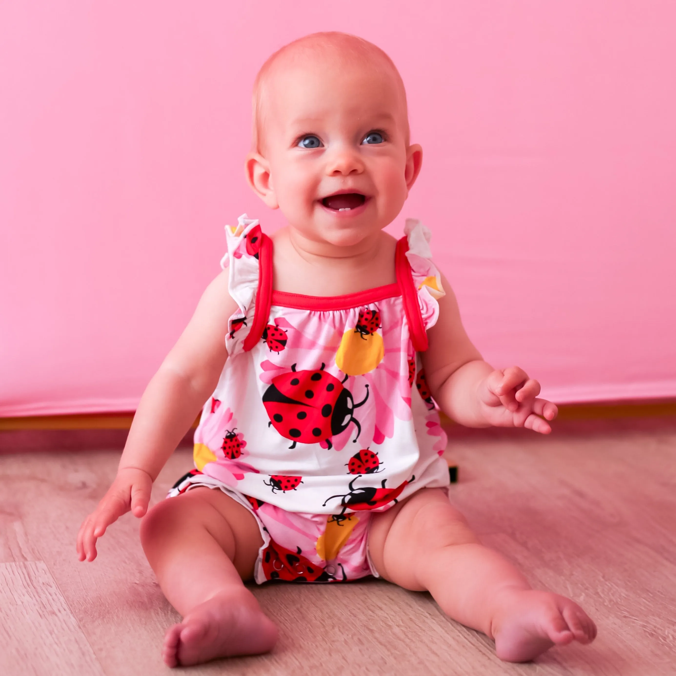 Ladybug Bubble Romper