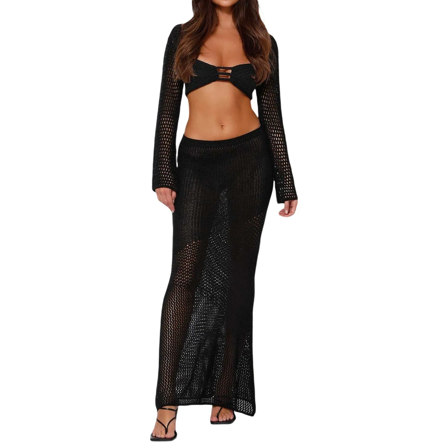 Lamiye Knited Skirt Set