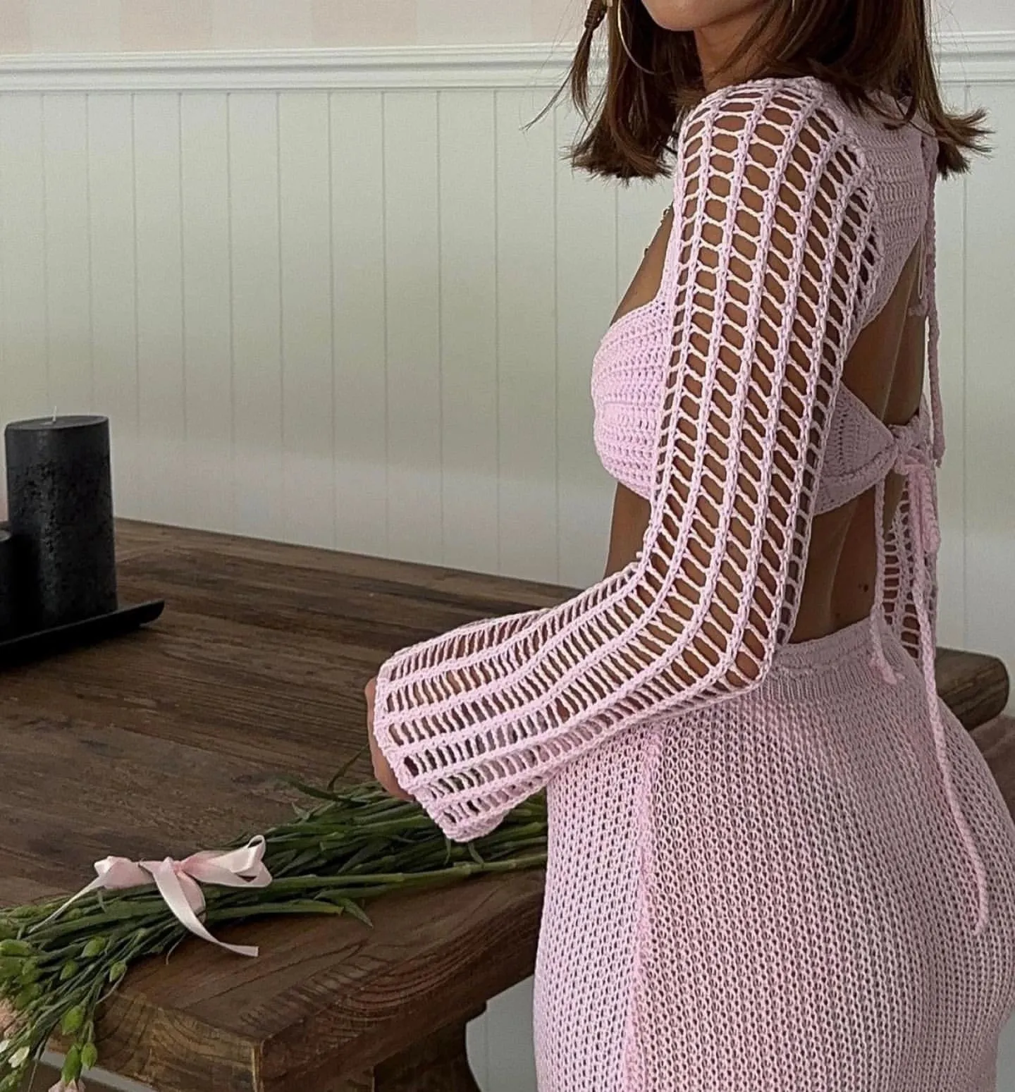 Lamiye Knited Skirt Set