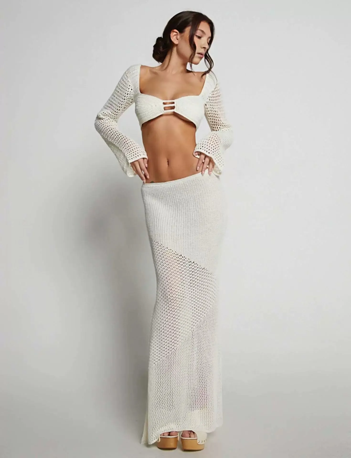 Lamiye Knited Skirt Set