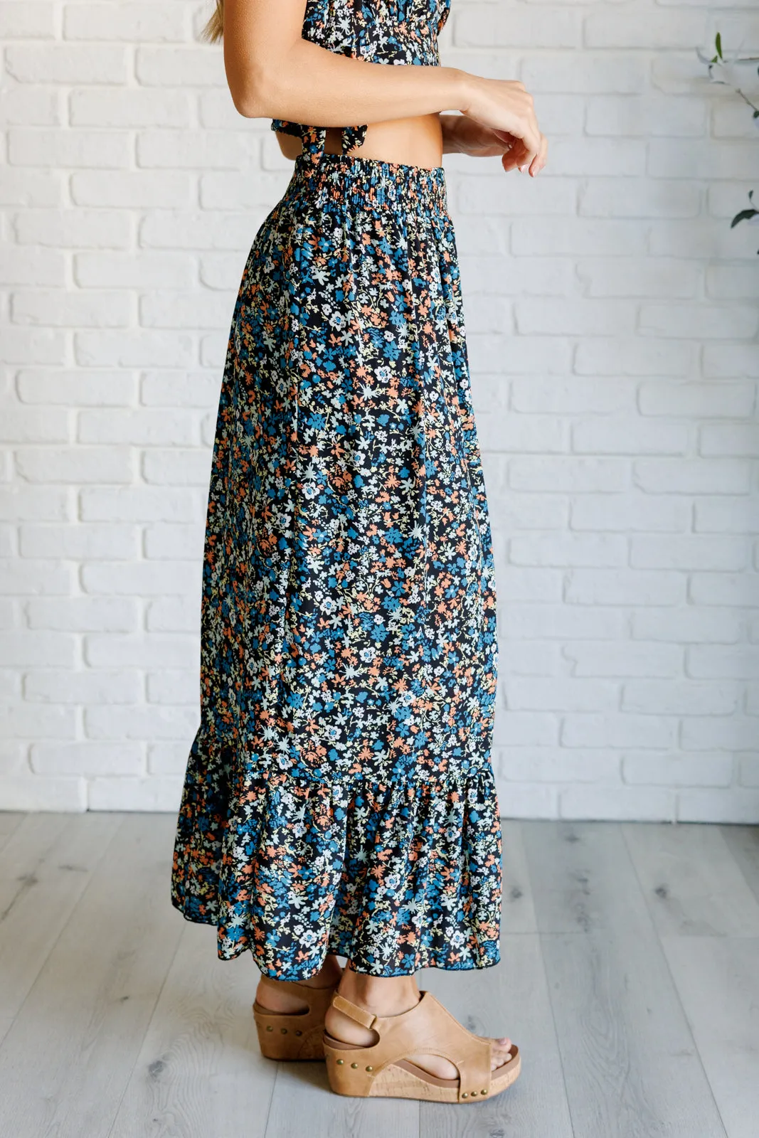 Laney Crop Top and Skirt Set
