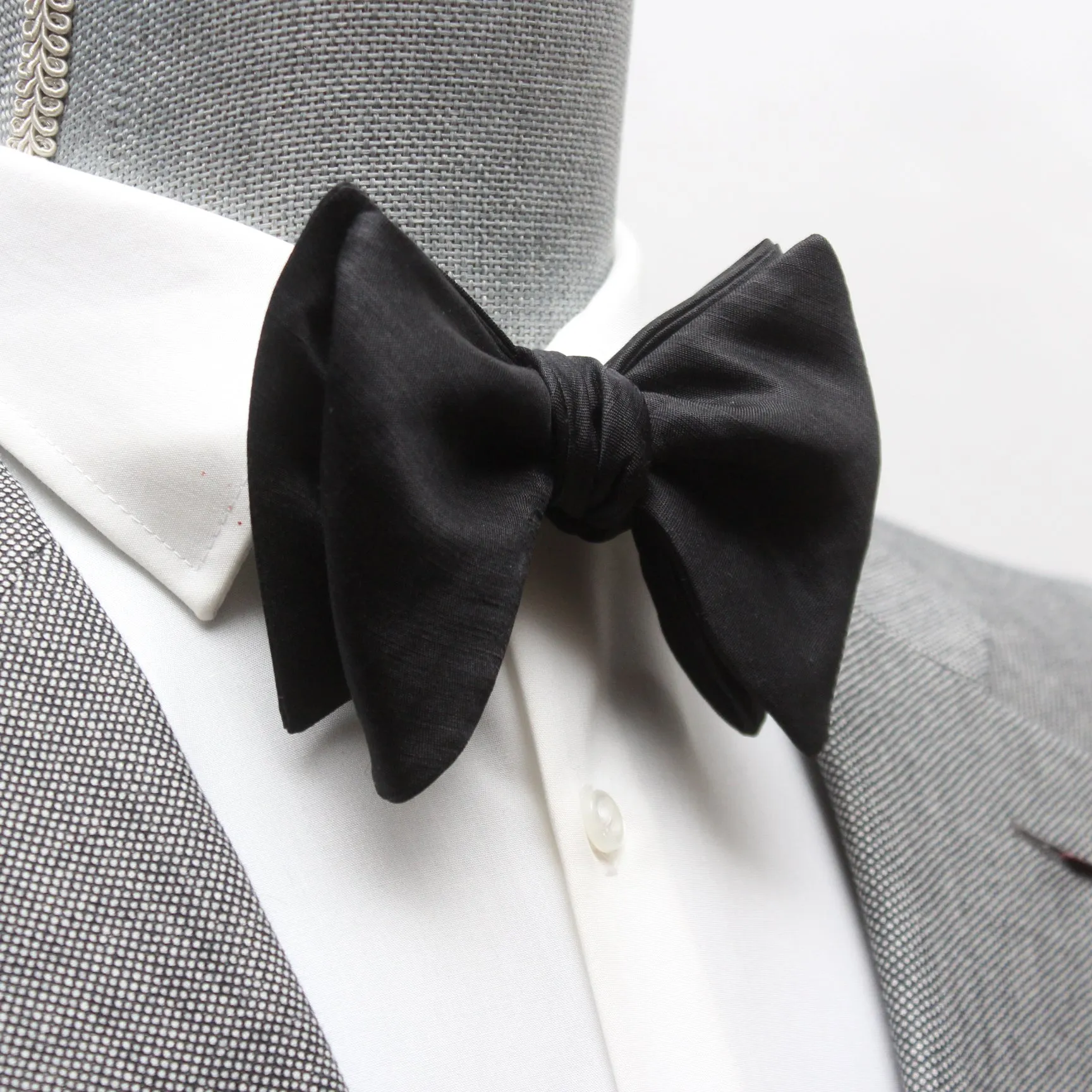 Large Black Bow Tie