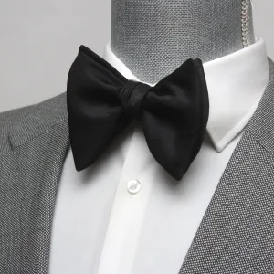Large Black Bow Tie