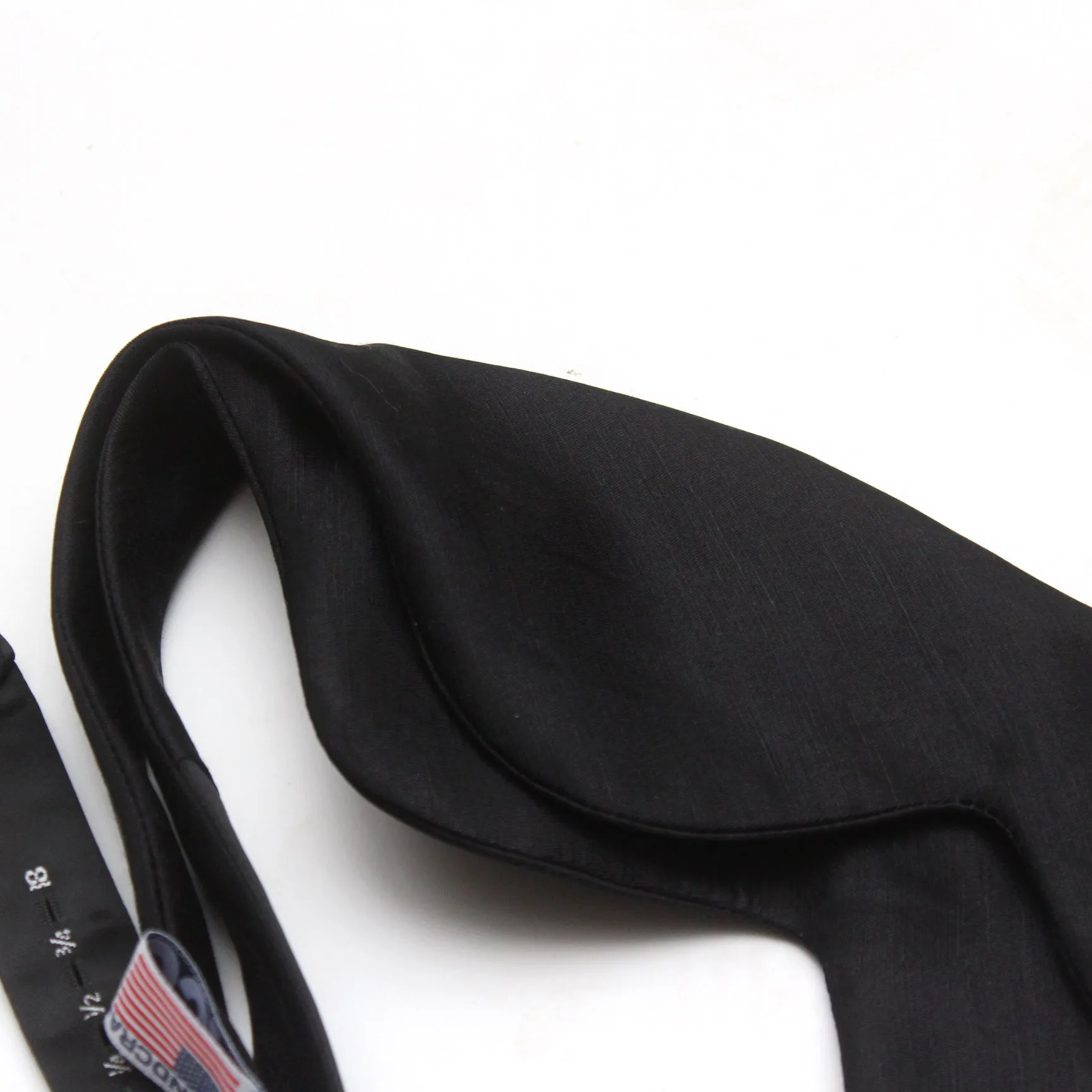 Large Black Bow Tie