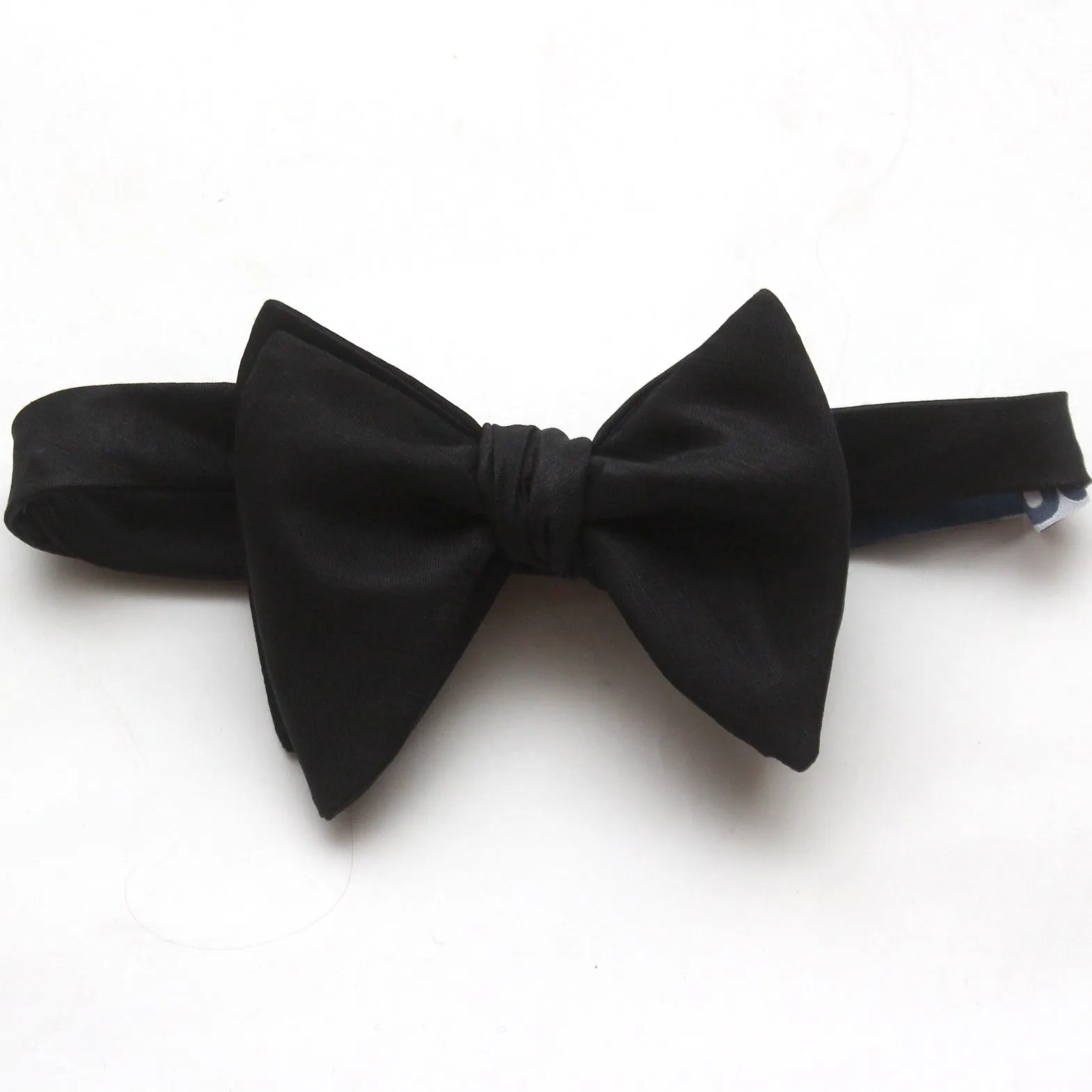 Large Black Bow Tie