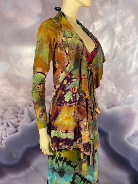 Large Michael Martelli REVERSE Waterfall Cardigan #4