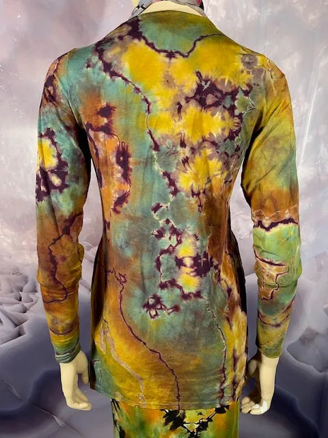 Large Michael Martelli REVERSE Waterfall Cardigan #4