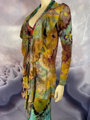 Large Michael Martelli REVERSE Waterfall Cardigan #4