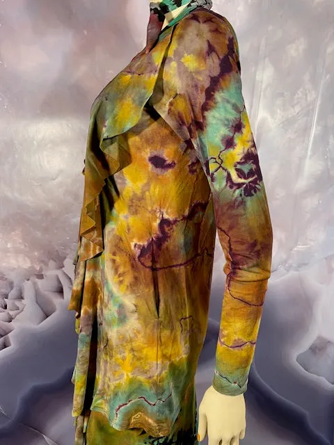 Large Michael Martelli REVERSE Waterfall Cardigan #4