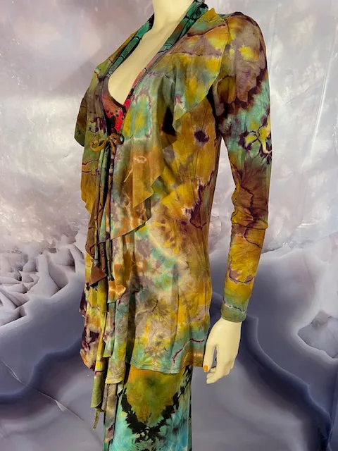 Large Michael Martelli REVERSE Waterfall Cardigan #4