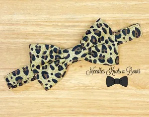 Leopard Print Bow Tie, Animal Print, Cheetah Print Bow tie