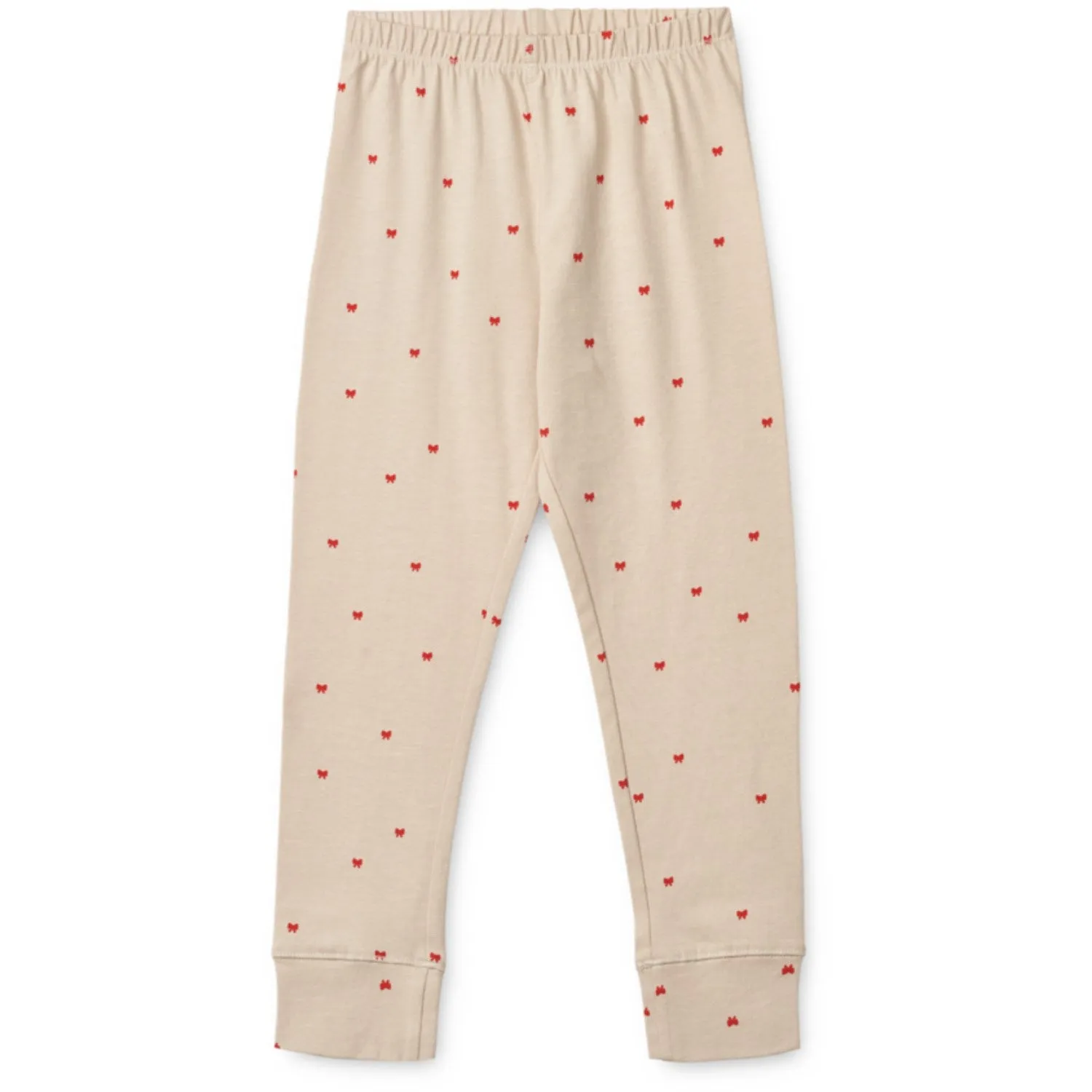 LieWood Holiday Bow Sandy / Apple Red Wilhelm Printed Pyjamas Set