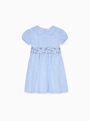 Light Blue Madeira Girl Dress