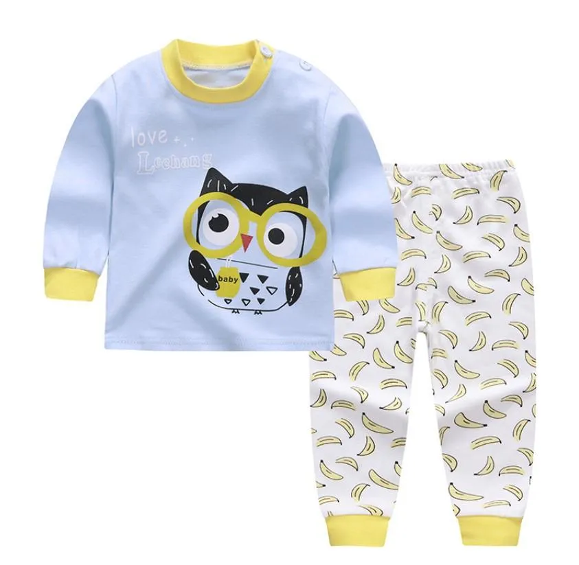 Little Elle, Lolo the Lion and Mr. Owl Baby and Toddler Pyjama Set of 3