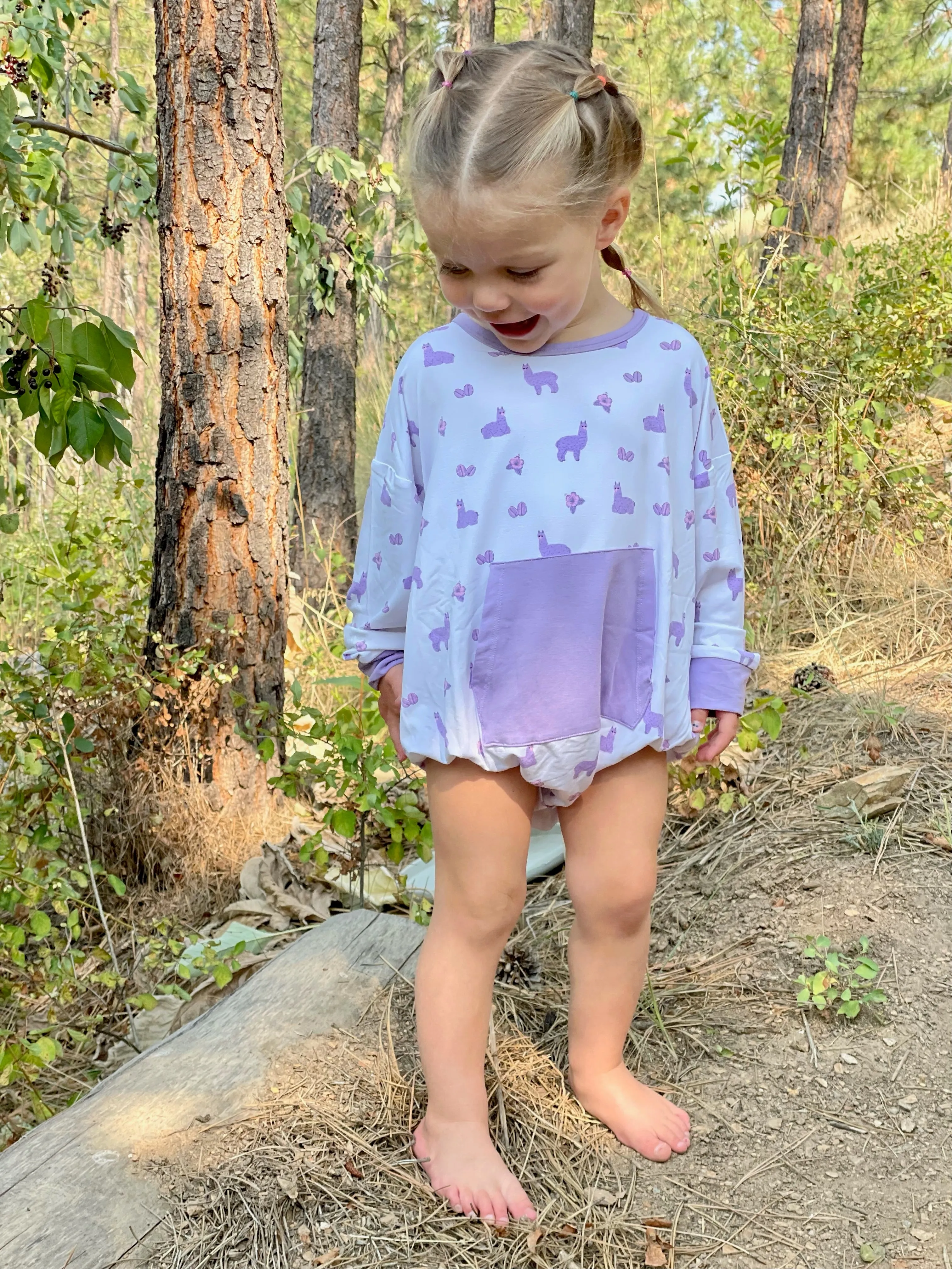 Llama | Bubble Romper