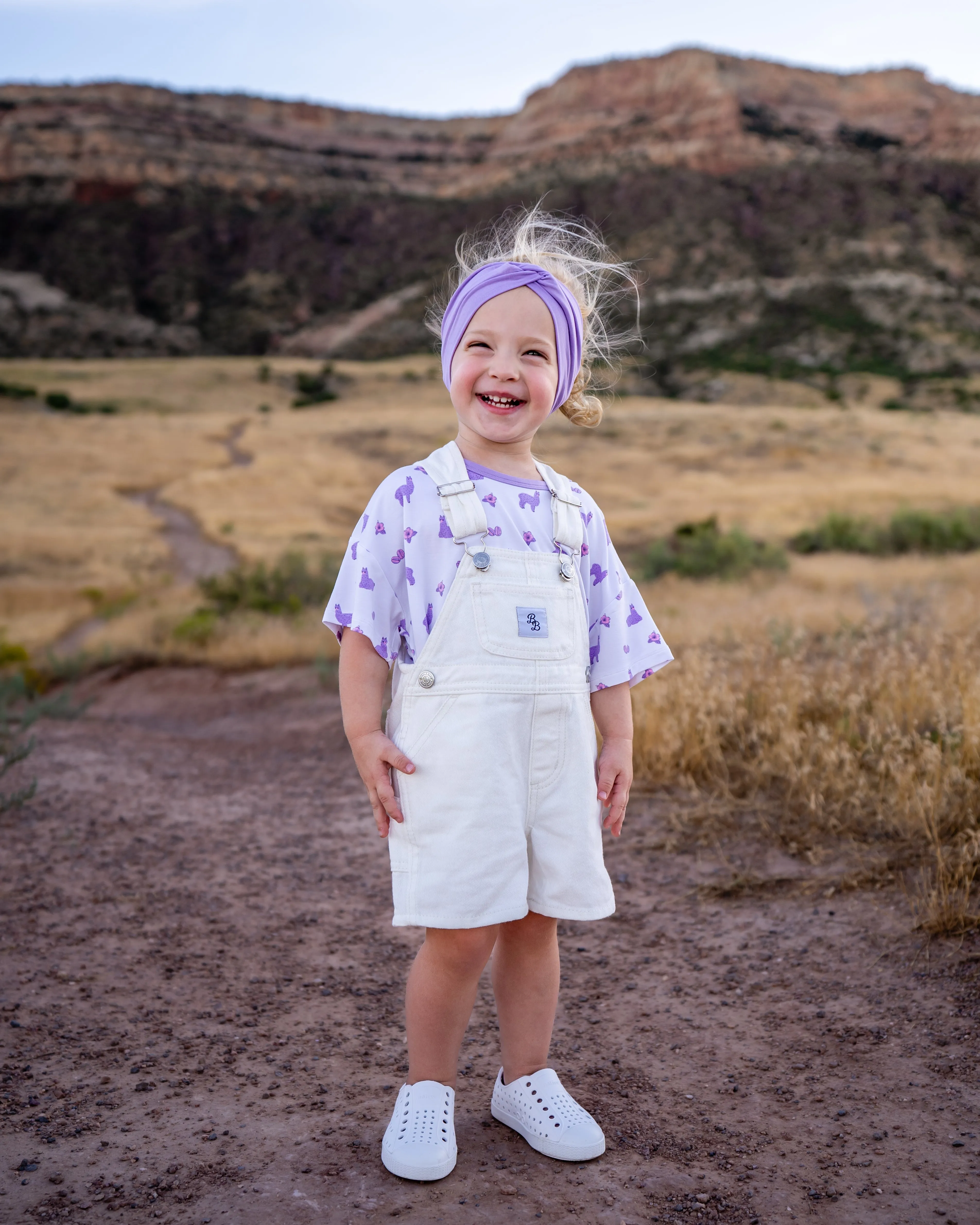 Llama | Short Sleeve Bubble Romper