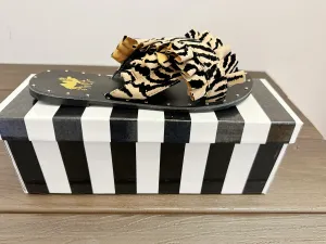 Lola - Tan Zebra Sandals