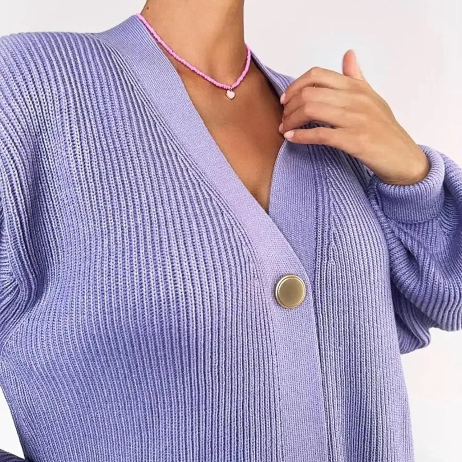 Long Cardigans for Women Cable Chunky Knit Loose Jumpers Cardigan Ladies Fall Winter Buttons Warm Knit Outwear Tops