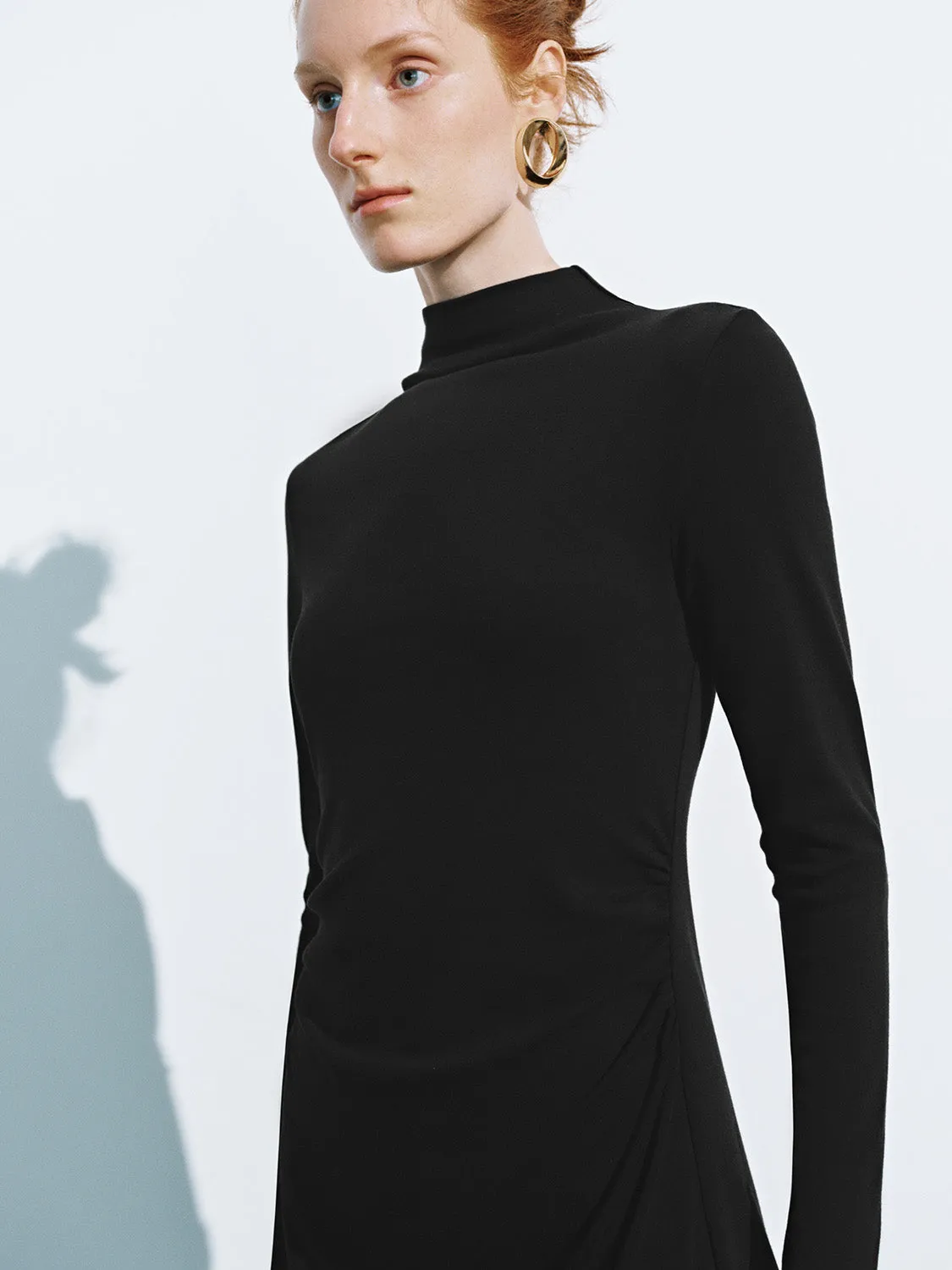 Long Sleeve A-Line Dresses