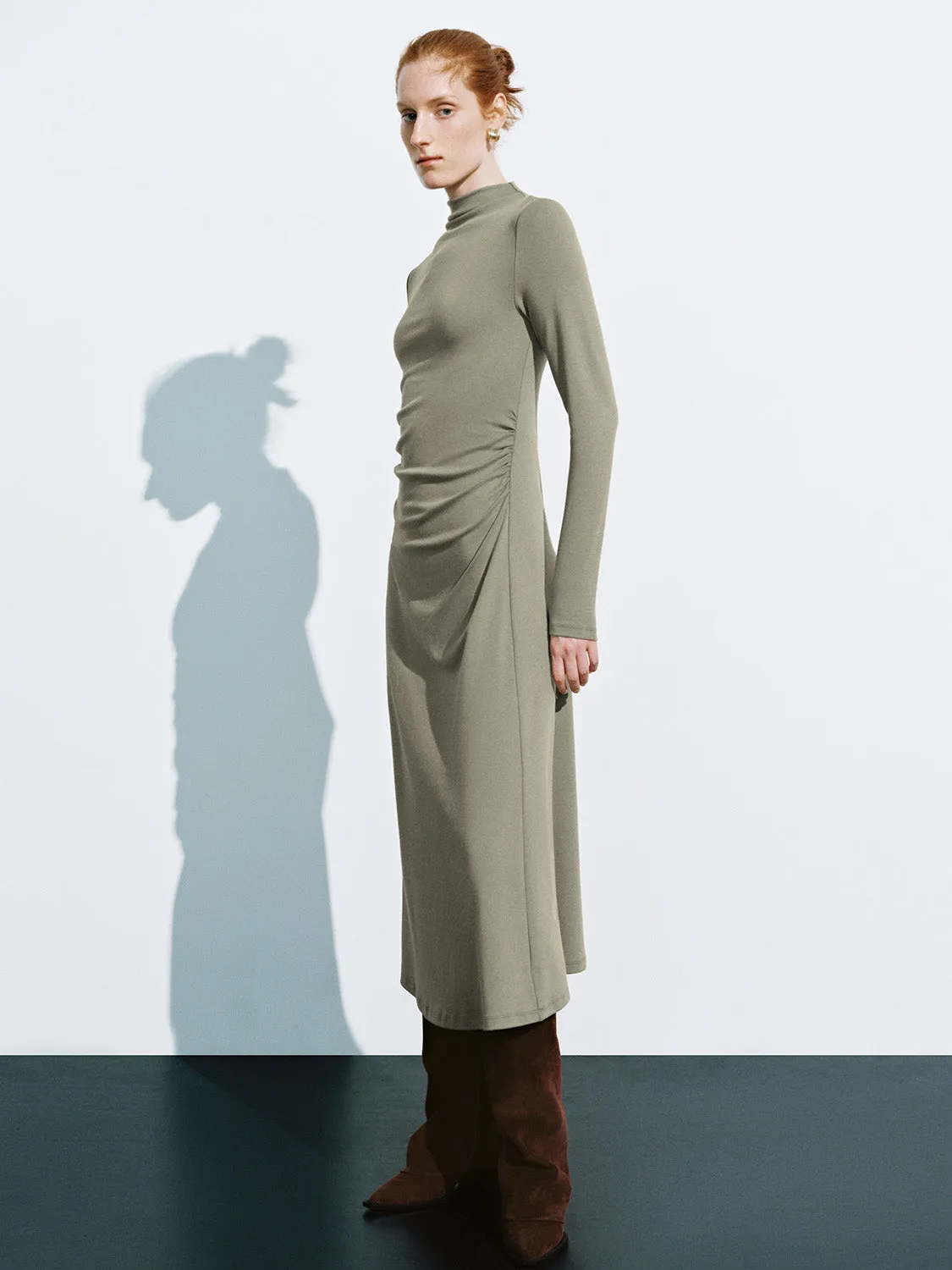 Long Sleeve A-Line Dresses
