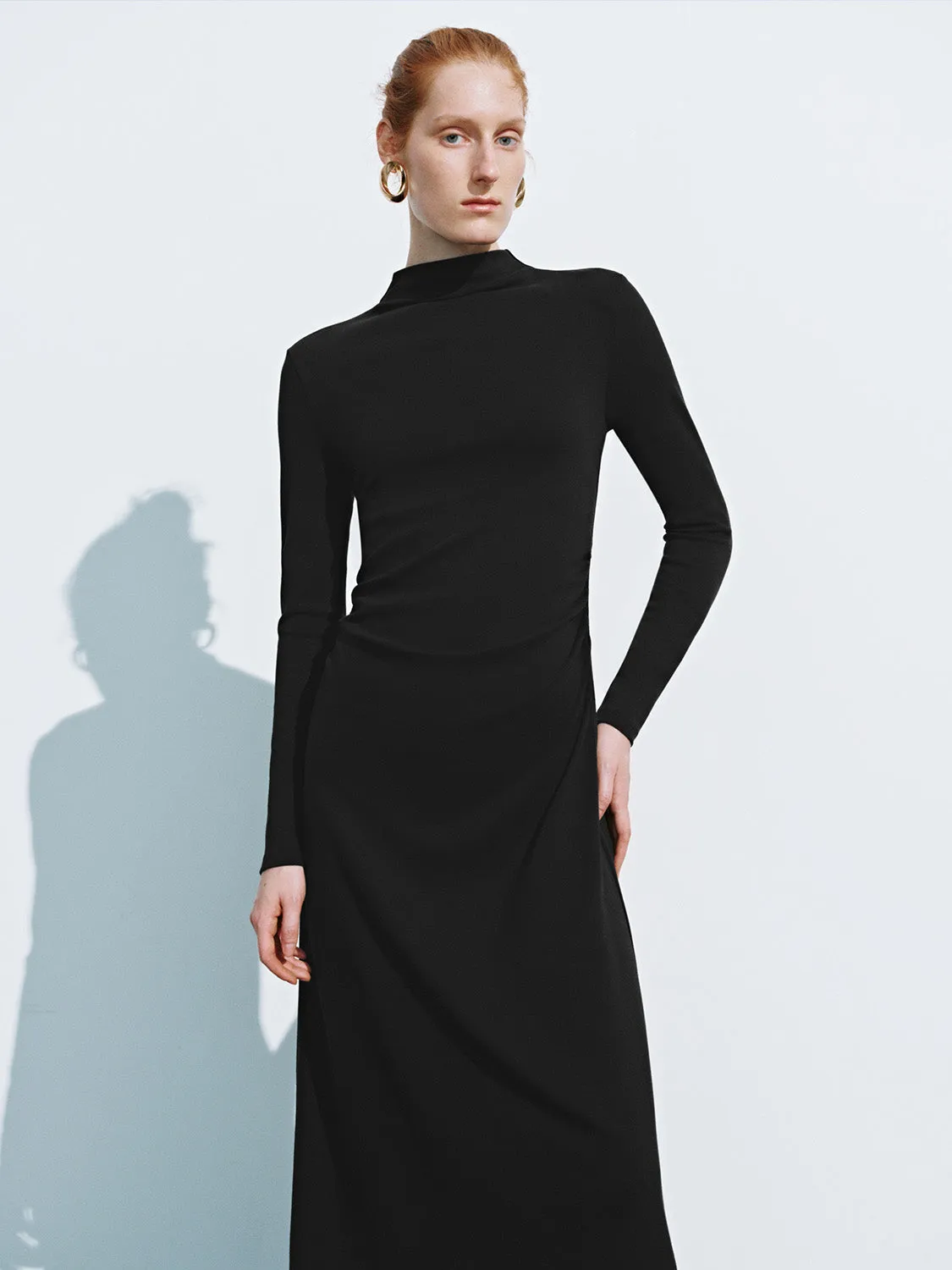 Long Sleeve A-Line Dresses