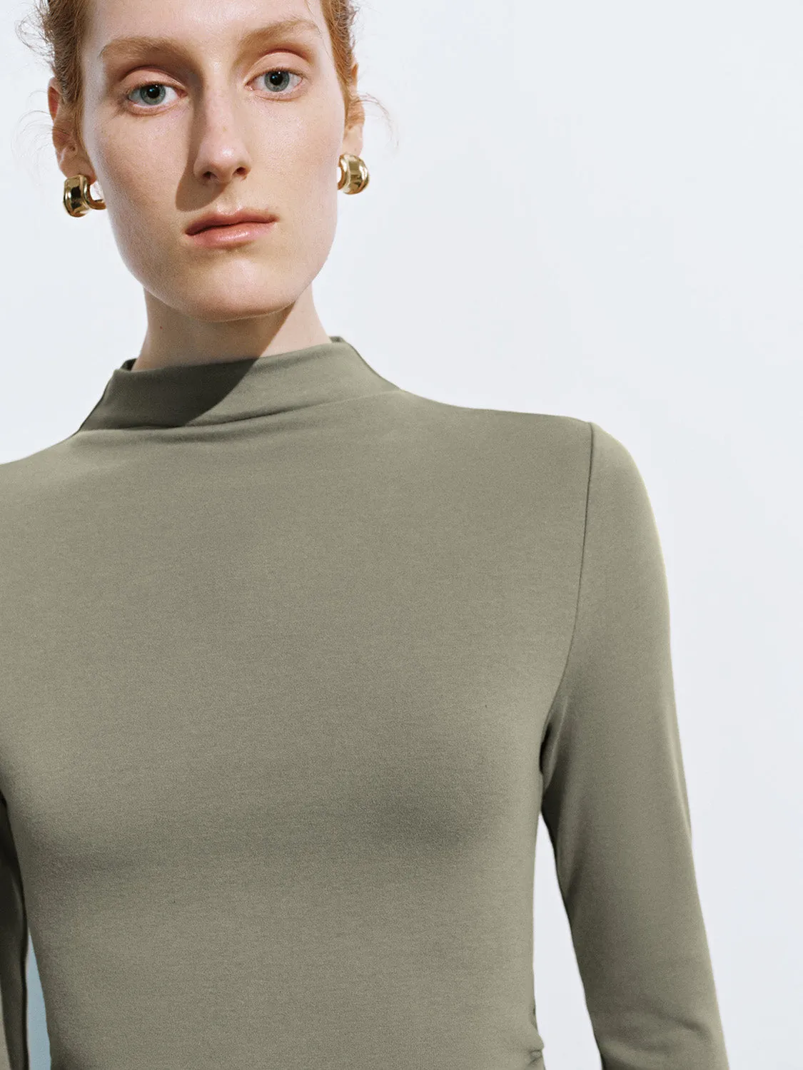 Long Sleeve A-Line Dresses