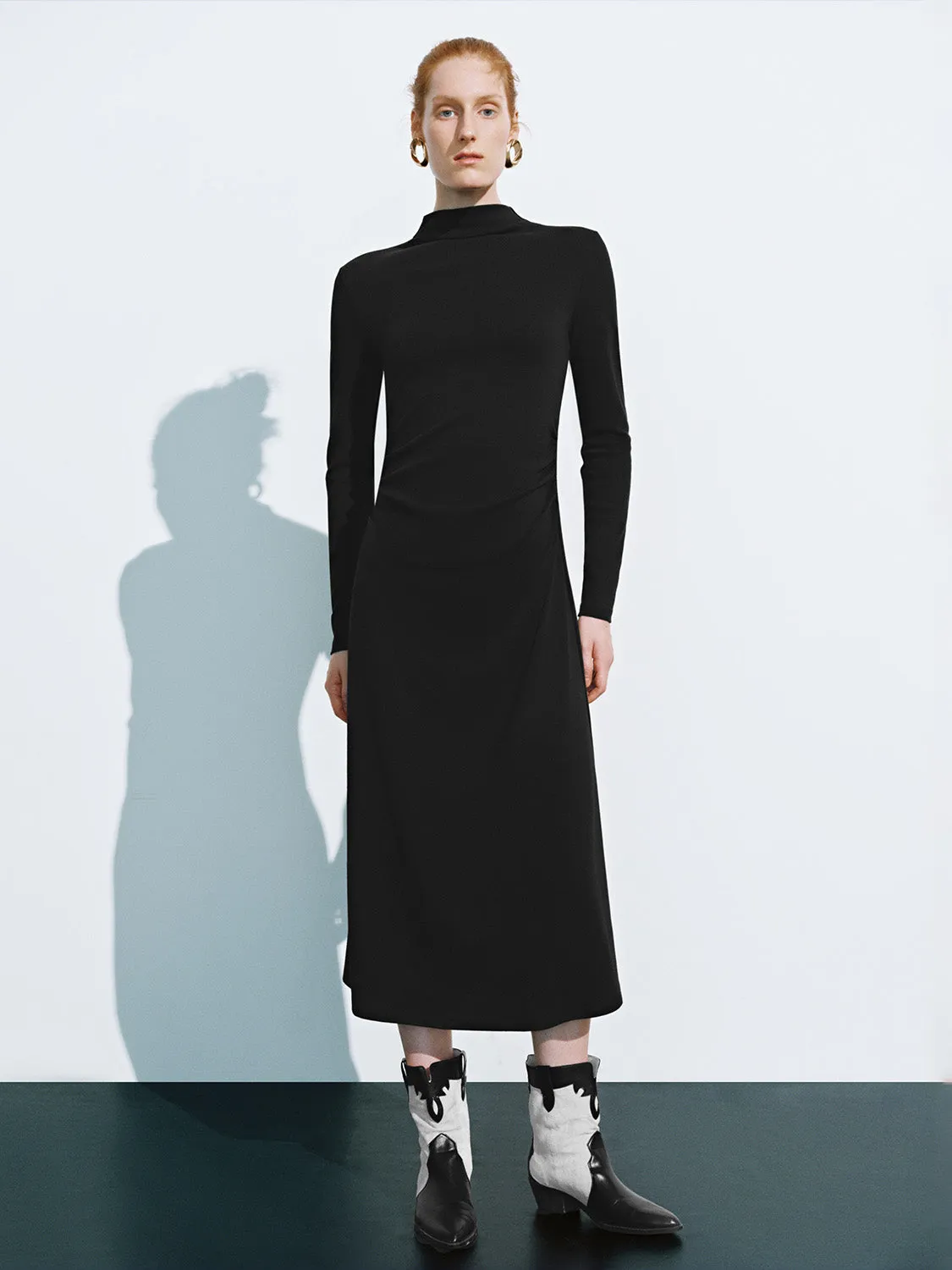 Long Sleeve A-Line Dresses
