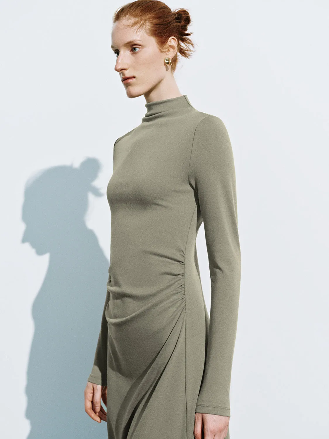 Long Sleeve A-Line Dresses