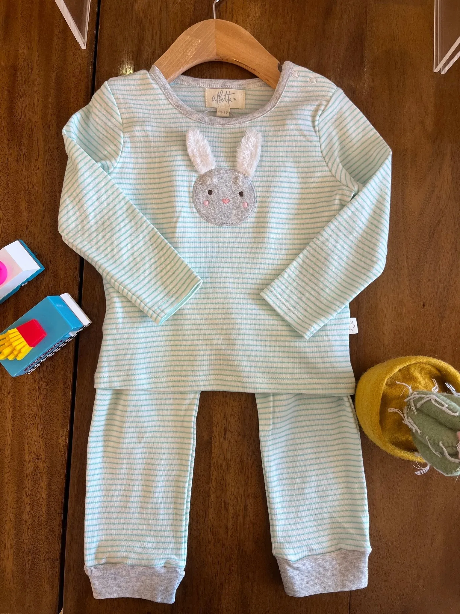 Long Sleeve Bunny Pajamas