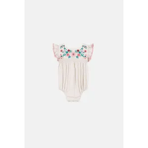 Louise Misha Rompers Nusha - Cotton Linen - Cream