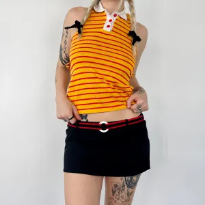 Low Rise Belted Mini Skort (S)